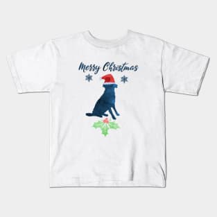 Christmas Australian Shepherd Kids T-Shirt